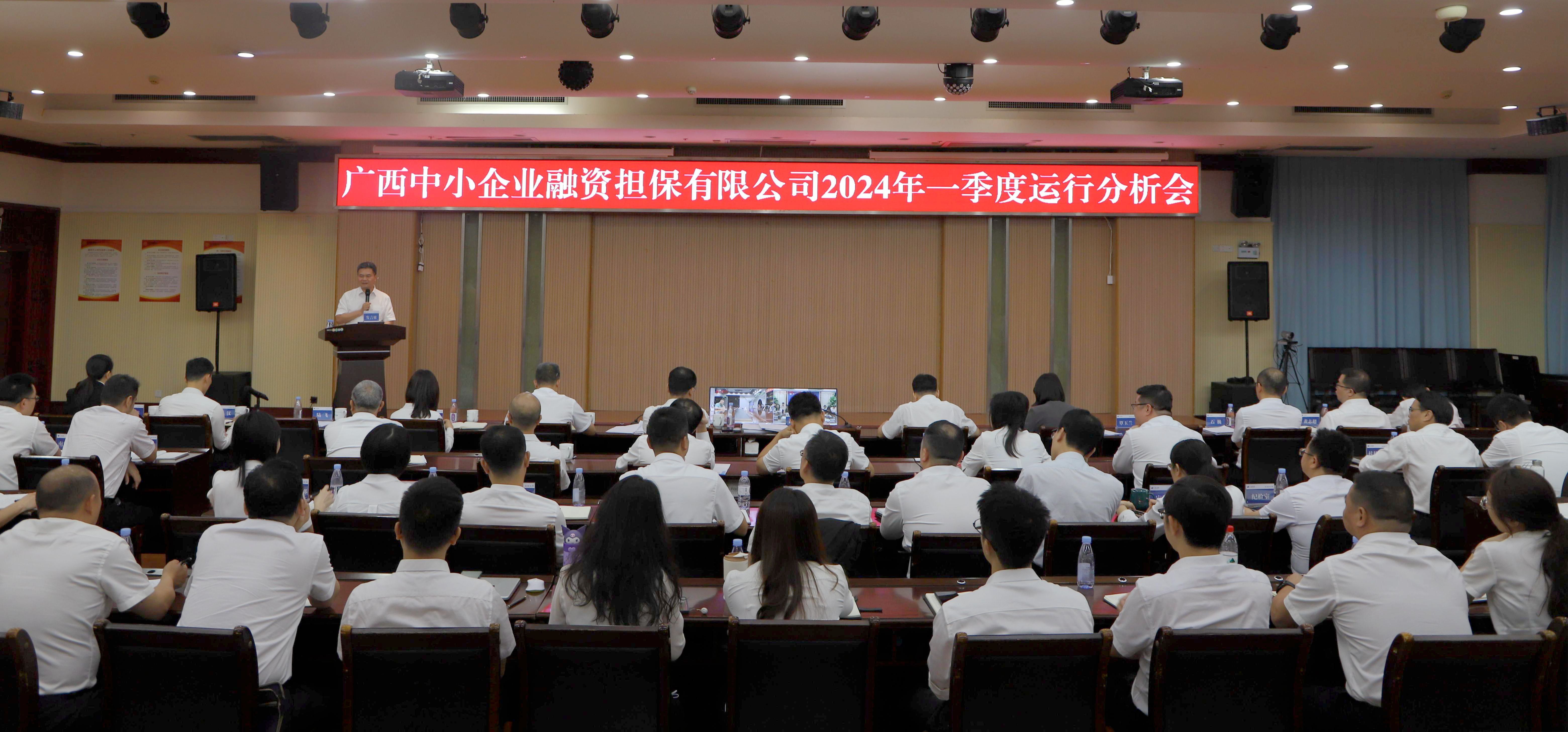 【落實落細(xì)落地，全力攻堅“雙過半”】中小擔(dān)保召開2024年一季度運行分析會